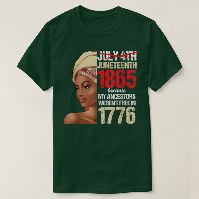 Camiseta 18 de junio: Día de la Independencia de la Chica  (Diseño del anverso)