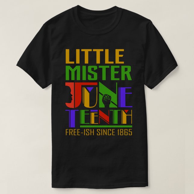 Camiseta 18 de junio Las vidas de los negros importan 1865  (Diseño del anverso)