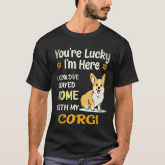 Camiseta 18 Eres Corgi Afortunado