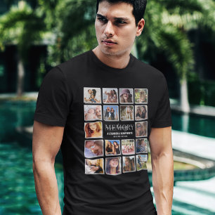 Camiseta 18 fotos Funeral En Memoria Amorosa