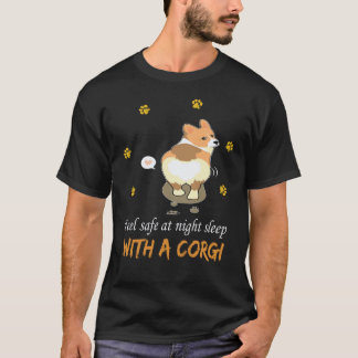Camiseta 18 Siente Seguridad Por La Noche Duerme Con Un Cor