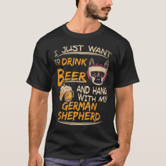 Camiseta 18 Solo quiero beber cerveza y pasar el rato con m