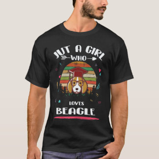 Camiseta 18 Solo una chica que ama Beagle