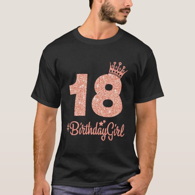 Camiseta 18 Sweet 18Th K Crown For (Anverso)