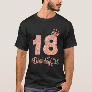Camiseta 18 Sweet 18Th K Crown For
