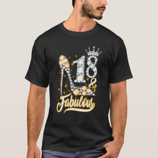 Camiseta 18 y fabuloso Diamante C de 18 años