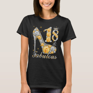 Camiseta 18 y fabuloso Diamante C de 18 años