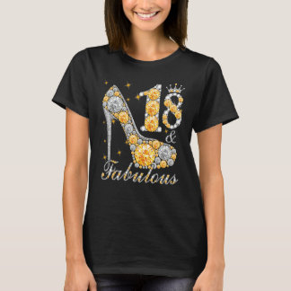 Camiseta 18 y fabuloso Diamante C de 18 años