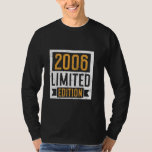 Camiseta 18th Birthday 2006 Edición Limitada de 18 años 1<br><div class="desc">18th Birthday 2006 Edición Limitada de 18 años 1</div>