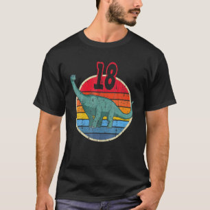 Camiseta 18Th Birthday I Brachiosaurus Diplodocus I Family