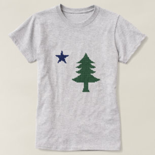 Camiseta 1901 Magnífico Faux Cross Stitch
