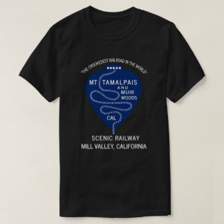 Camiseta 1911 Ferrocarril más Torcido Mt Tamalpais