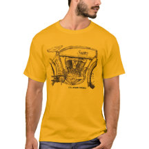 Camiseta 1914 de la motocicleta de Sears
