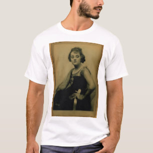 Camiseta 1918 del retrato del vintage de Tallulah