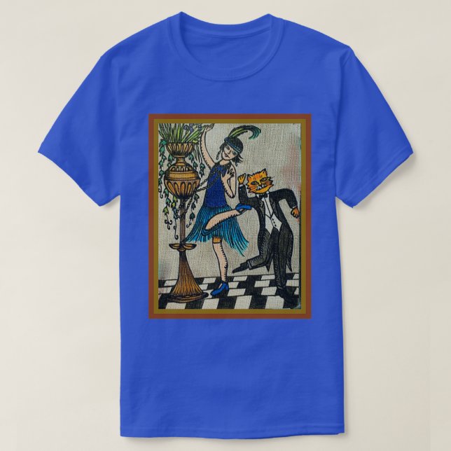 Camiseta 1920s Flappers (Diseño del anverso)