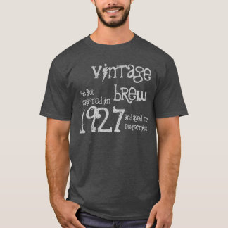 Camiseta 1927 o cuaesquiera grises del Brew del vintage del