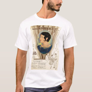 Camiseta 1928 del cartel de película de Norma