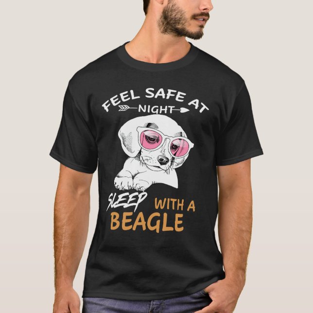 Camiseta 192 Siéntete Seguro De Noche Dormiendo Con Una Bea (Anverso)