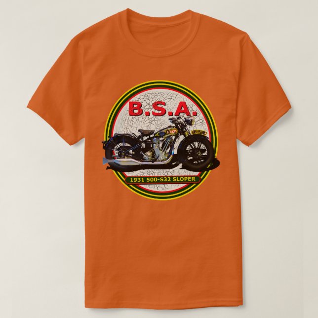 CAMISETA 1931 500 S32 MOTOCICLETA MÁS LENTA (Diseño del anverso)
