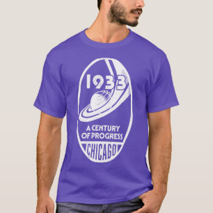 Camiseta 1933 1934 Feria Mundial de Chicago 1933 A Century 