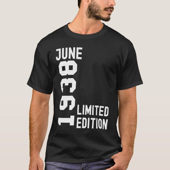 Camiseta 1938 June Happy Birthday Fiesta (Anverso)
