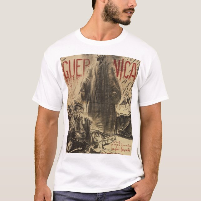 Camiseta 1938) posters del _Propaganda de Guernica ( (Anverso)