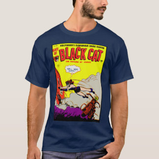 Camiseta 1940's Black Cat Comic T-Shirt