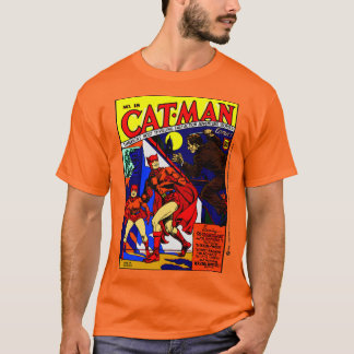Camiseta 1940's Cat-Man Comic T-Shirt