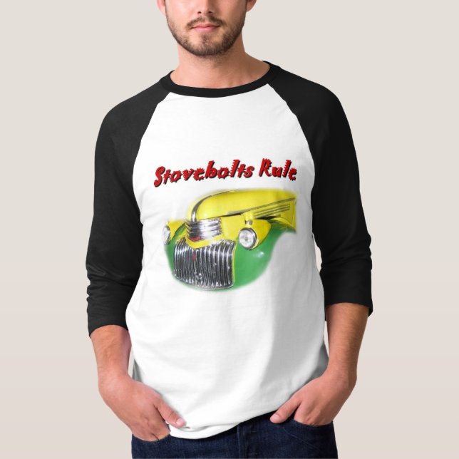 Camiseta 1941 1942 Regla de Chevrolet Truck T Shirt Stovebo (Anverso)