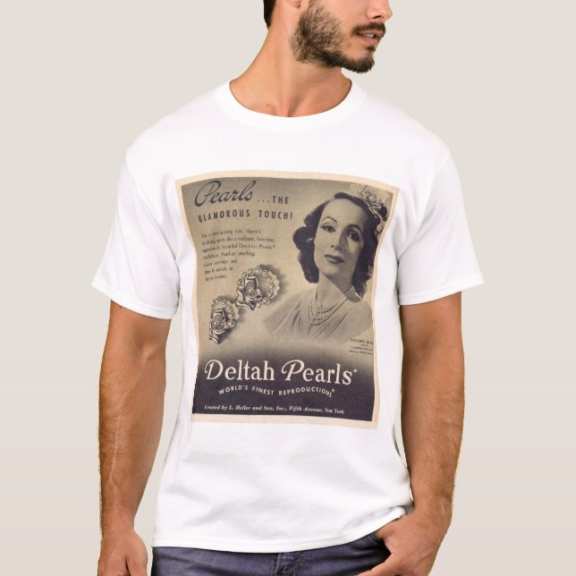 Camiseta 1942 del anuncio de la revista del (Anverso)