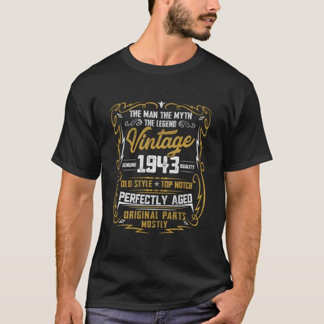 Camiseta 1943 Myth Legend 80Th 80 (Anverso)
