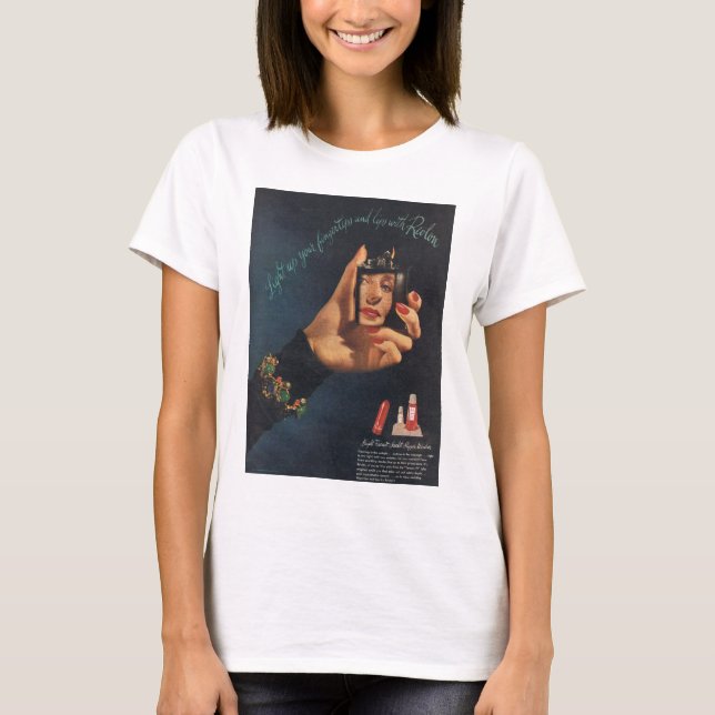 Camiseta 1944 del ANUNCIO del esmalte de uñas de (Anverso)