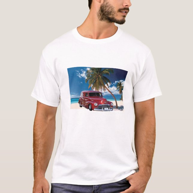 Camiseta 1947 de la entrega del sedán de Chevy (Anverso)