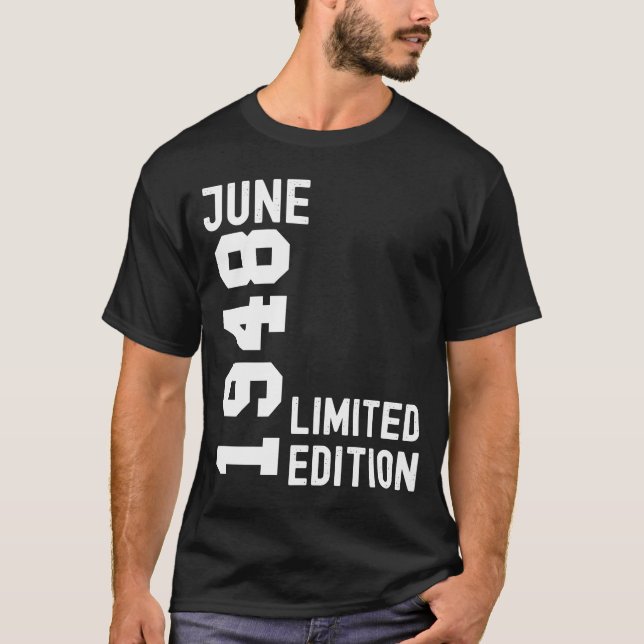 Camiseta 1948 Junio Fiesta Feliz Cumpleaños (Anverso)