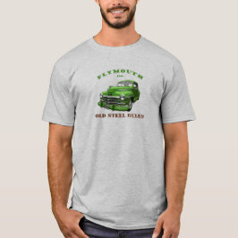 Camiseta 1948 Plymouth 1948 Chrysler. Mopar. 48 Verde.