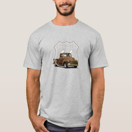 Camiseta 1950 Camión Chevrolet 3100. 50 Camión Chevy Marrón