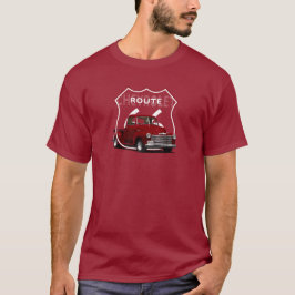 Camiseta 1950 Camión Chevrolet 3100. Camión Chevy Rojo 1950