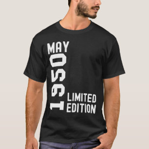 Camiseta 1950 May Happy Birthday Fiesta