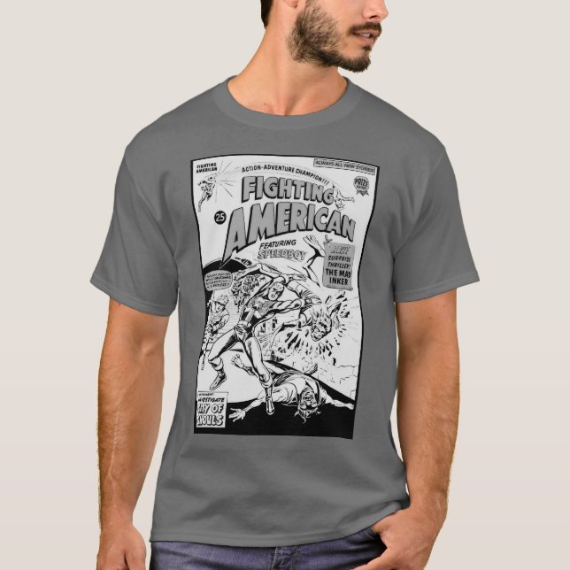Camiseta 1950's 'Fighting American' T-Shirt (Anverso)