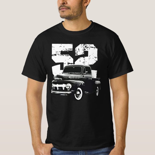 Camiseta 1952 F1 F100 Front Three Quarter View Silhouette w (Anverso)