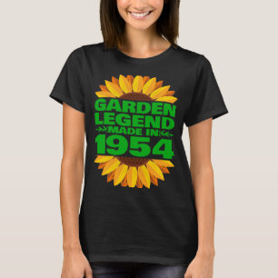 Camiseta 1954 Nacimiento y Vintage 1954 Leyenda Jardín Fabr