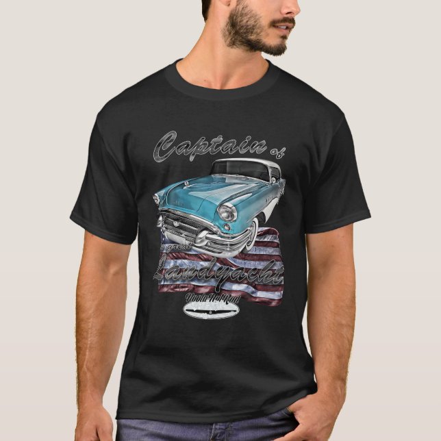 Camiseta 1955,55,Roadmaster,Special,Riviera,Straight Eight (Anverso)