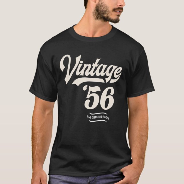 Camiseta 1956 68º regalo de cumpleaños Mujeres de 68 años (Anverso)