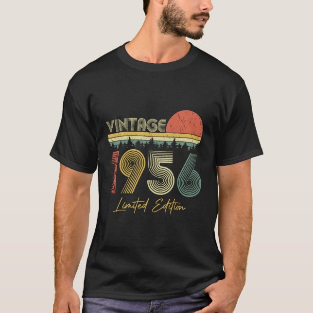 Camiseta 1956 Boda Aniversario Nacido En 1956 Py (Anverso)