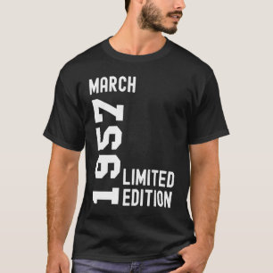 Camiseta 1957 Marcha feliz Fiesta de cumpleaños