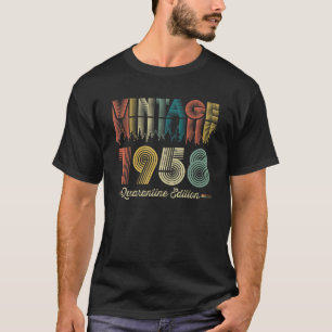 Camiseta 1958 63A Cumpleaños Vintage Quarantine Edition 63 