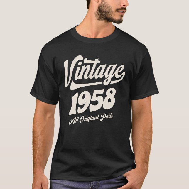Camiseta 1958 66ª Regalos de cumpleaños Mujeres de 66 años (Anverso)