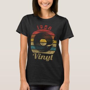 Camiseta 1958 Vinil Retro Grabar música vintage