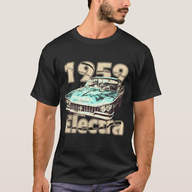 Camiseta 1959 Buick Electra coche antiguo (Anverso)