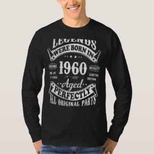 Camiseta 1960 Cumpleaños 63 Años Hombres 63 Años